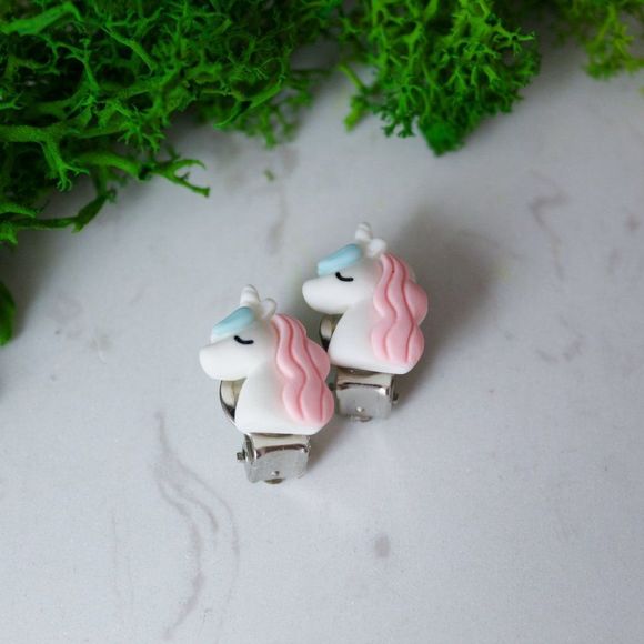 Clip on poly clay studs bundle 2 - Picture 3 of 12